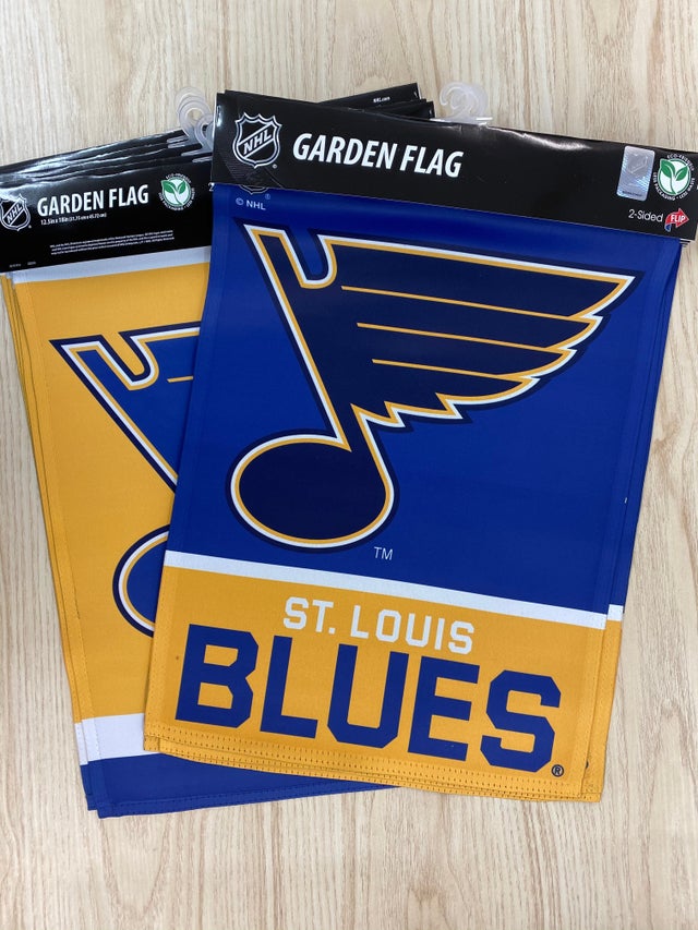 St Louis Blues Garden Flag 2 Sided Vintage Logo Hockey